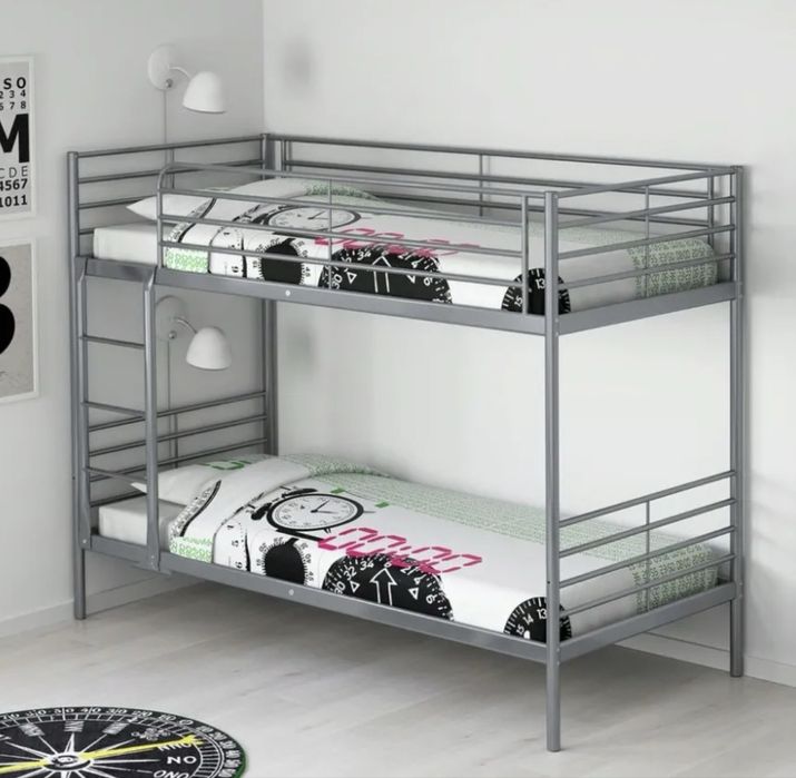 Lozko pietrowe ikea svarta 90x200