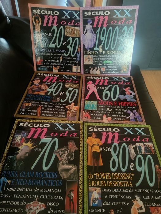 Século XX - Moda: Anos -Colecção completa.