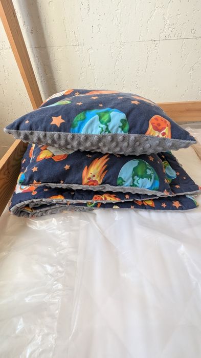 Łóżko domek z szufladą i barierką GRATIS nowy materac i narzuta 80 160