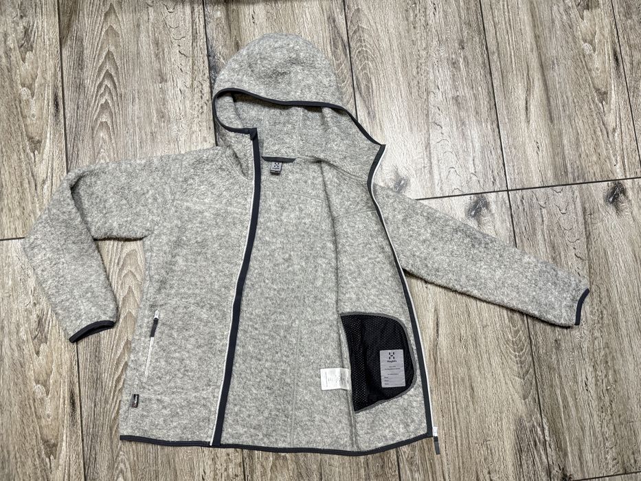 Młodzieżowa Bluza Polar HAGLOFS model PILE HOOD POLARTEC Sherpa 158