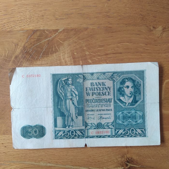 #69, 50 złotych, 1941r, seria C