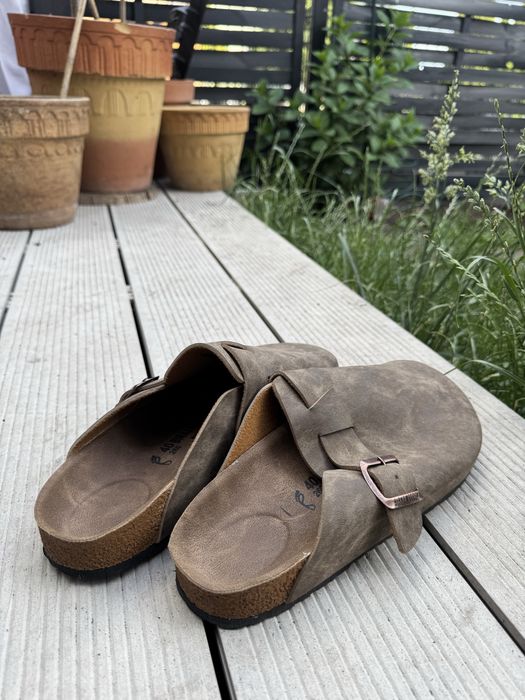birkenstock boston klapki sandały na lato