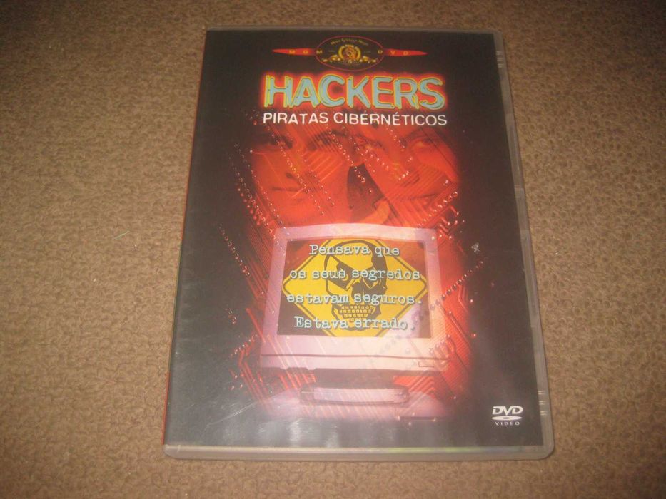 DVD "Hackers- Piratas Cibernéticos" com Angelina Jolie/Raro!