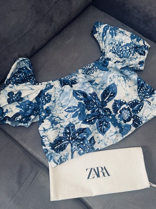 Piekny niebieski top hm rozm L