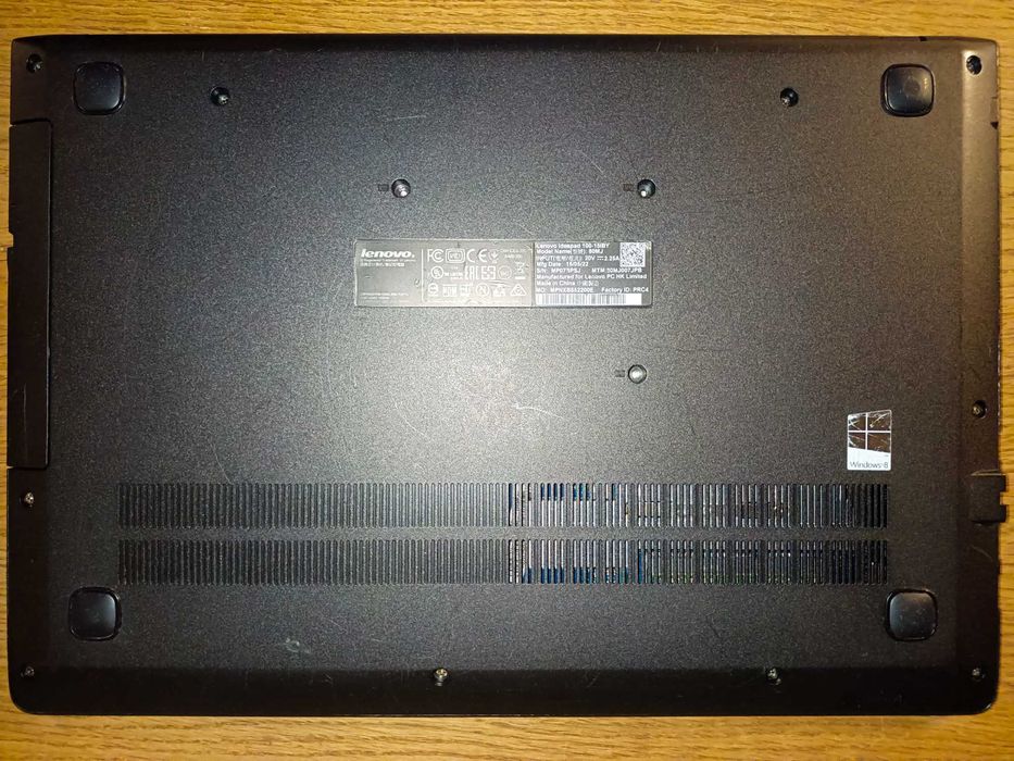 Laptop Lenovo 15", ssd 250gb, ram 8gb, cpu 4x2,16ghz, stan bdb