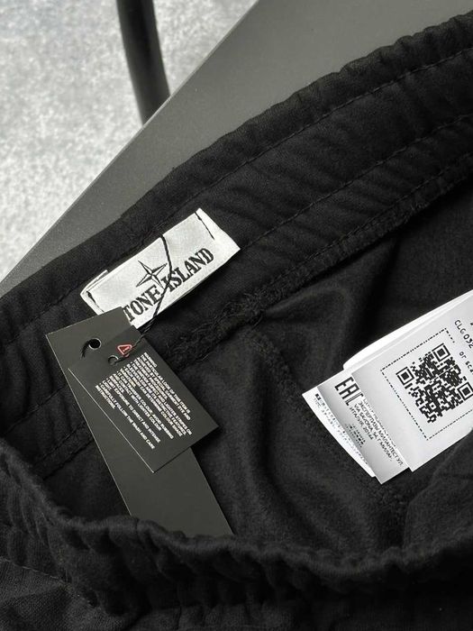 Спортивні Штани Stone Island (Cotton 100%) Черные Штаны Стон Айленд