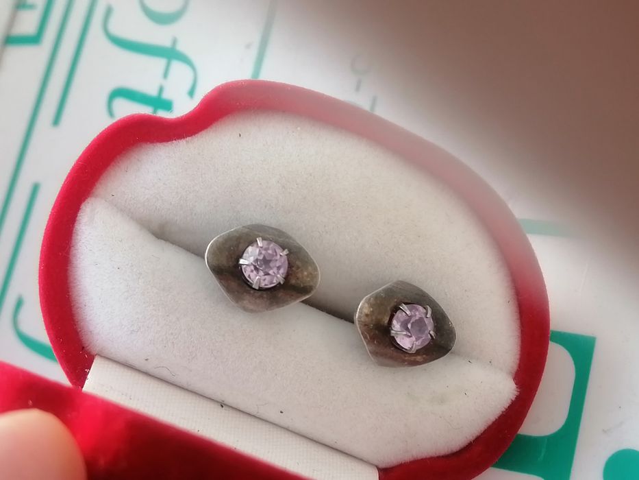 Серьги посеребрение Ссср