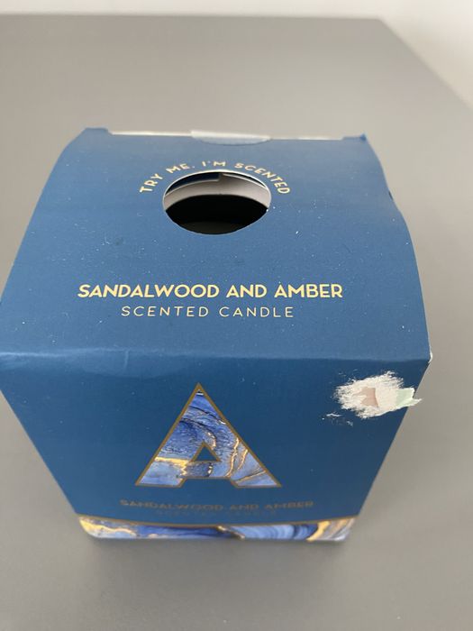 Świeca zapachowa sandalwood and amber