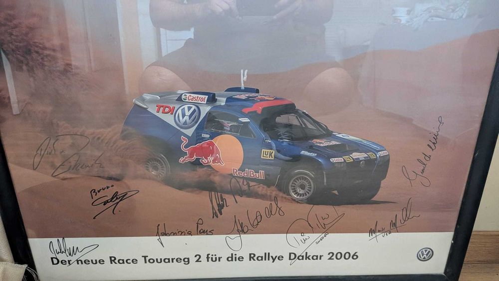 Quadro celebra a equipa oficial da Volkswagen no Lisboa-Dakar 2006