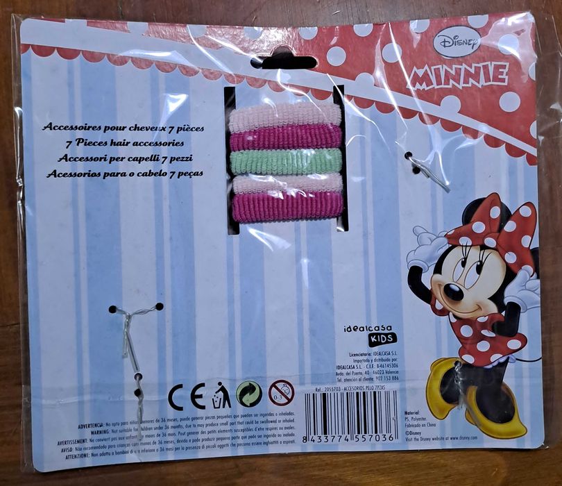 Conjunto cabelo Minnie