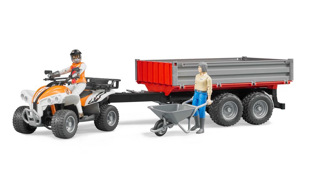 Prezent  Zabawka Quad ATV z Kierowcą Pojazd terenowy 63000