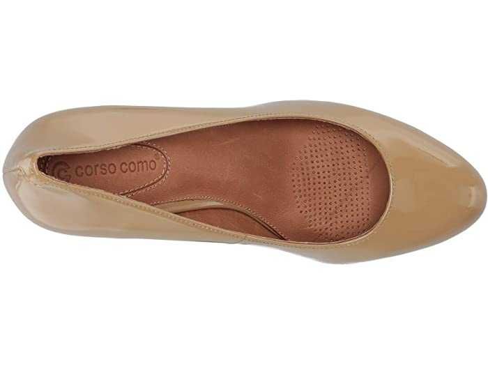 Бежевые лодочки cc corso como del
