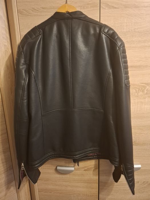 Kurtka Bershka skórzana męska