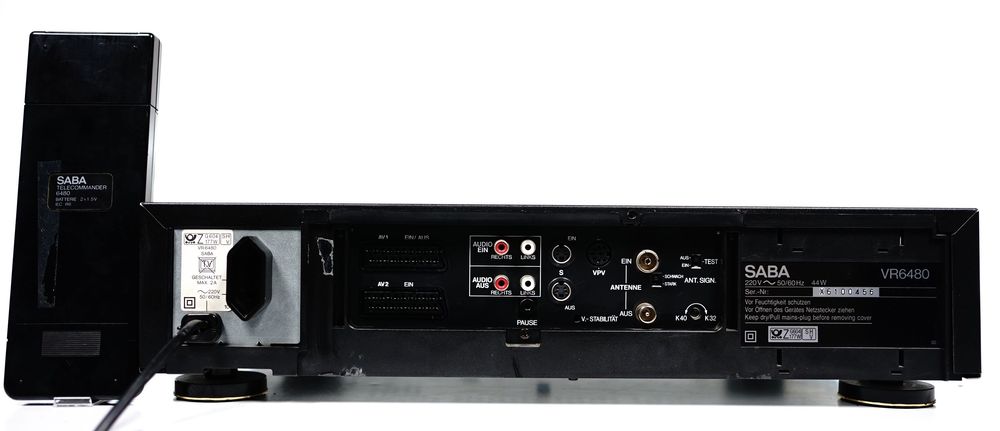Magnetowid S-VHS SABA 6480 wysokiej klasy SUPER-HVS VCR na kasety