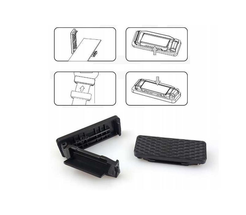 2x Klipsy na pasy bezpieczeństwa przeciw ocieraniu do auta