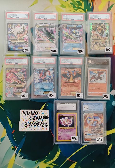 Slabs Pokémon Pikachu Charizards EXs