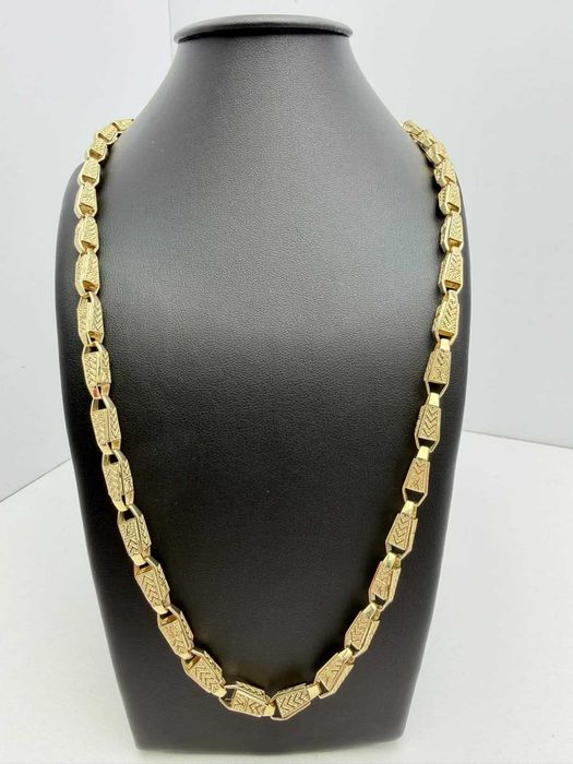 Złoty Łańcuch Diamentowany 78,07g P585 14K 62cm. Pełny Szuflada