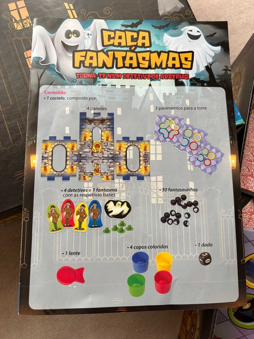 Jogo Tabuleiro Caça Fantasmas Clementoni