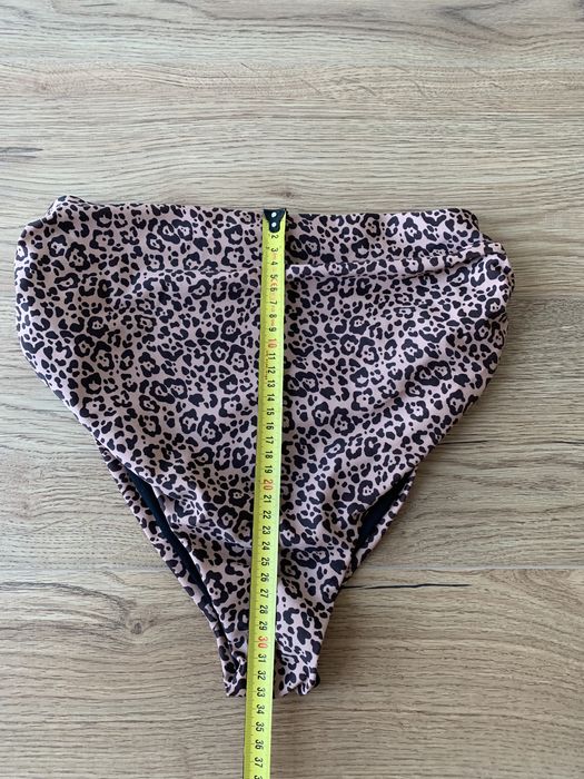 Ciążowy dół kąpielowy animal print wysoki stan S/M