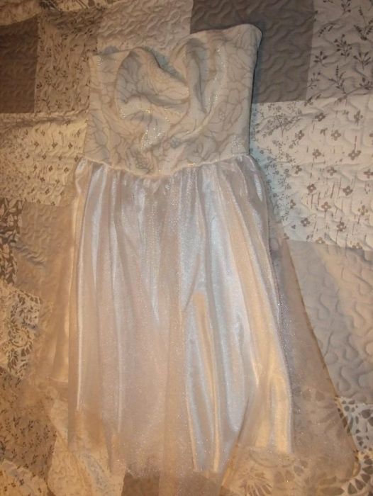 Sukienka gorset tiul, brokat S/M