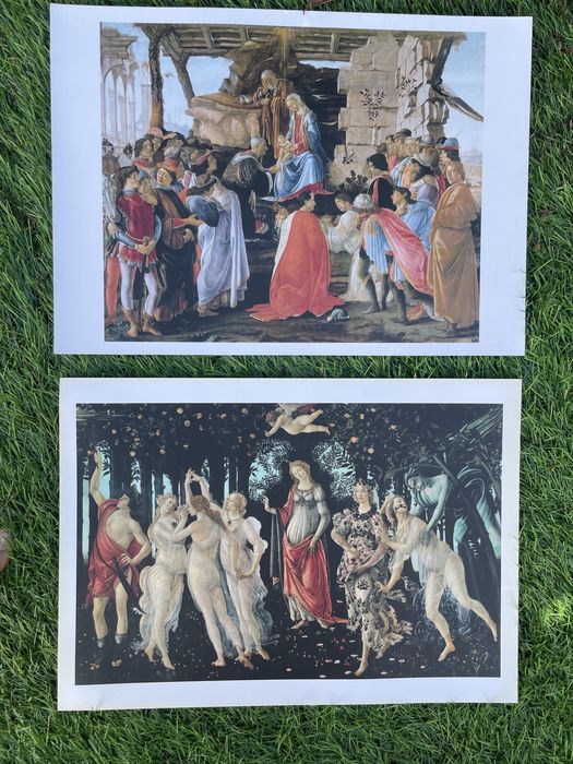 Impressoes de quadros de Botticelli