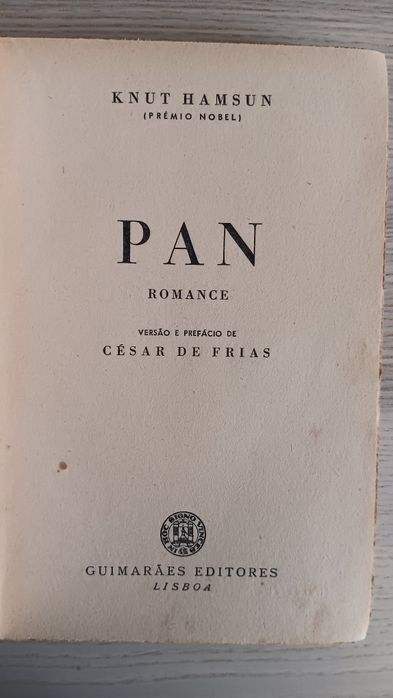 Knut Hamsun, Pan