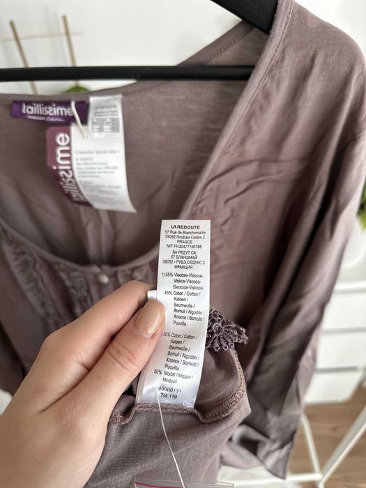Zwiewna duża tunika sukienka PLUS SIZE 8XL  56/58 TAILLISSIME SUG011