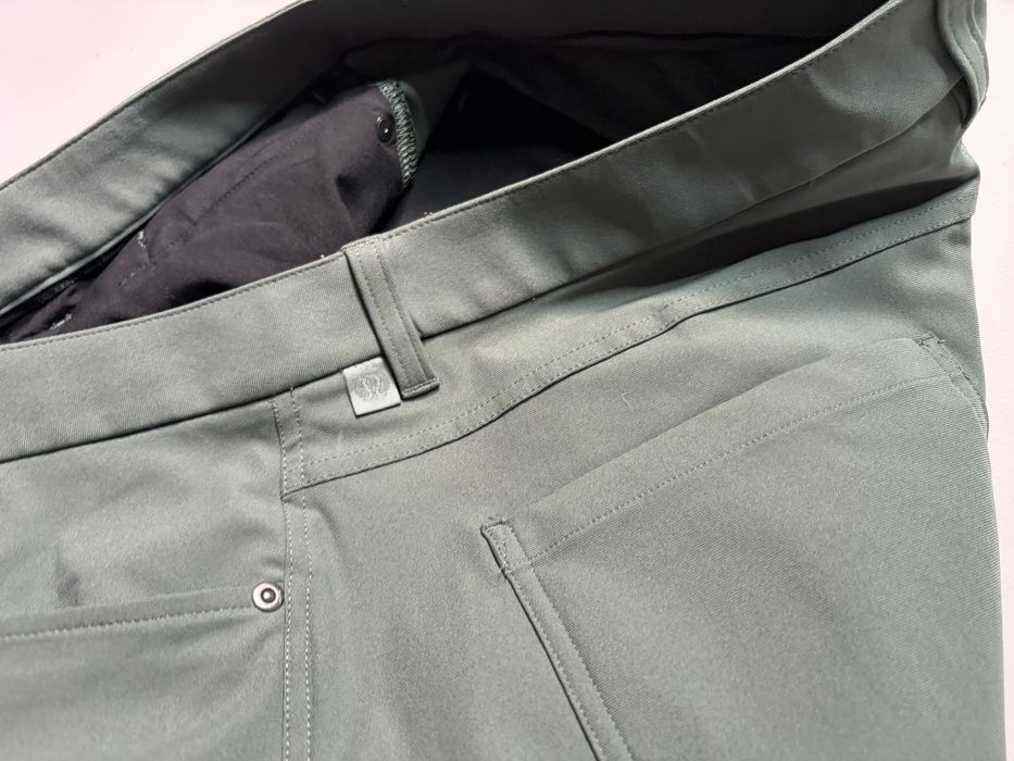 Чоловічі штани Lululemon зелені, розмір 36, поліестер