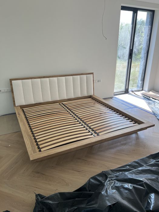 Łóżko dębowe dąb loft drewno nowoczesne sypialnia