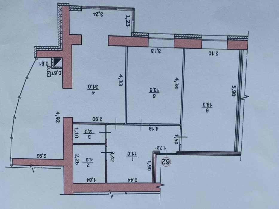 ЖК Панорама! Продам 80 кв.м по вул.Любецькій Масани