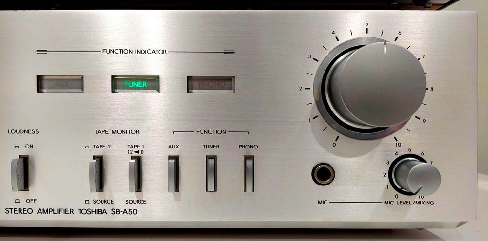 Amplificador e Sintonizador " vintage" TOSHIBA Aurex (imaculados) + OFERTA Bluetooth*