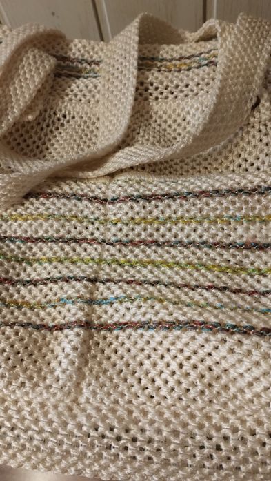 Torebka   z dzianiny , plażowa.