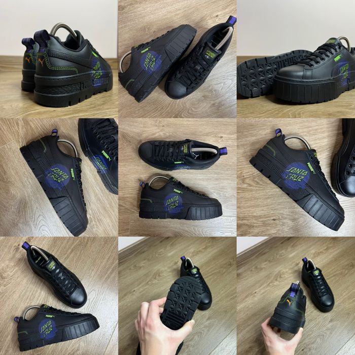 Продам БОМБЕЗНІ жіночі шкіряні кросівки Puma Mayze x Santa Cruz