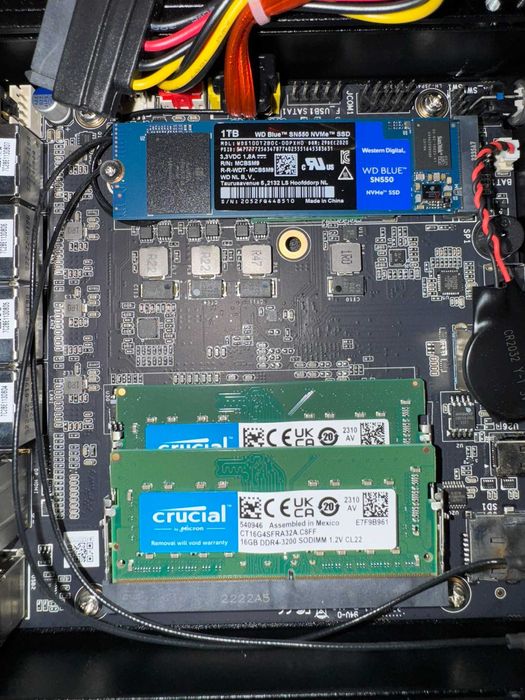 Micro PC / Router, 4x2.5Gb 32Gb, m.2 SSD 1Tb, Wifi 6, Win 11 Pro