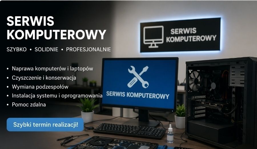 Naprawa laptopów i komputerów - Serwis komputerowy El-matix