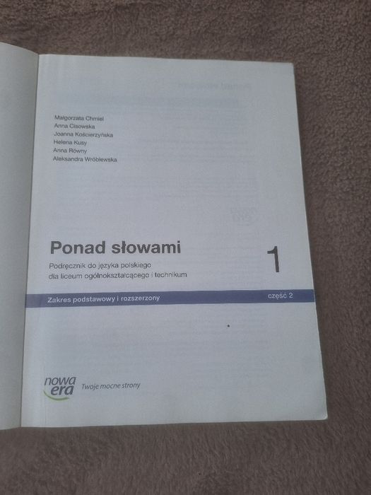 Ponad Słowami 1 cz.1 I cz.2