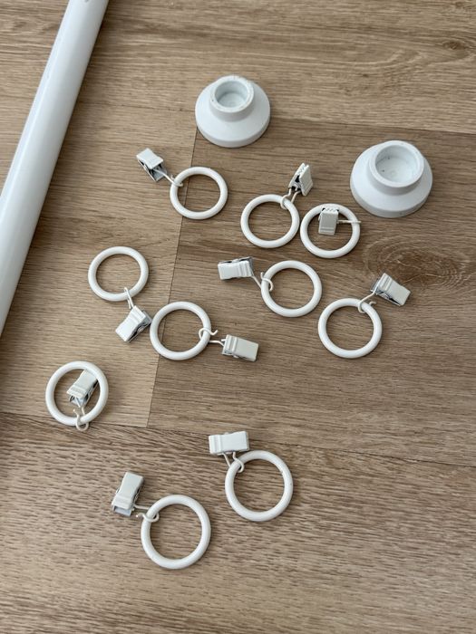 Drążek do zasłony prysznicowej BOTAREN Ikea + zawieszki