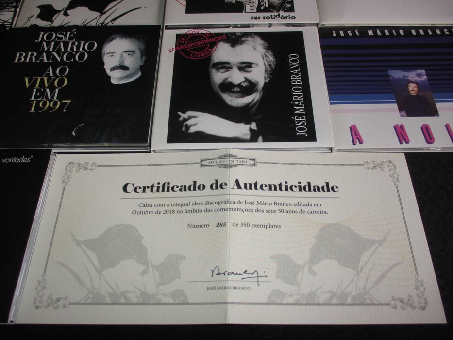 CD's de Música Portuguesa Fausto Zeca Afonso José Mário Branco Adriano