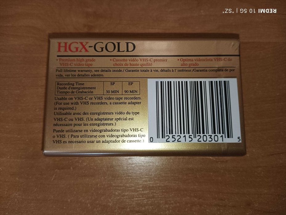 Maxell - HGH-GOLD - TC-30 - kasety VHS C - 3 sztuki - USA - NOWE !