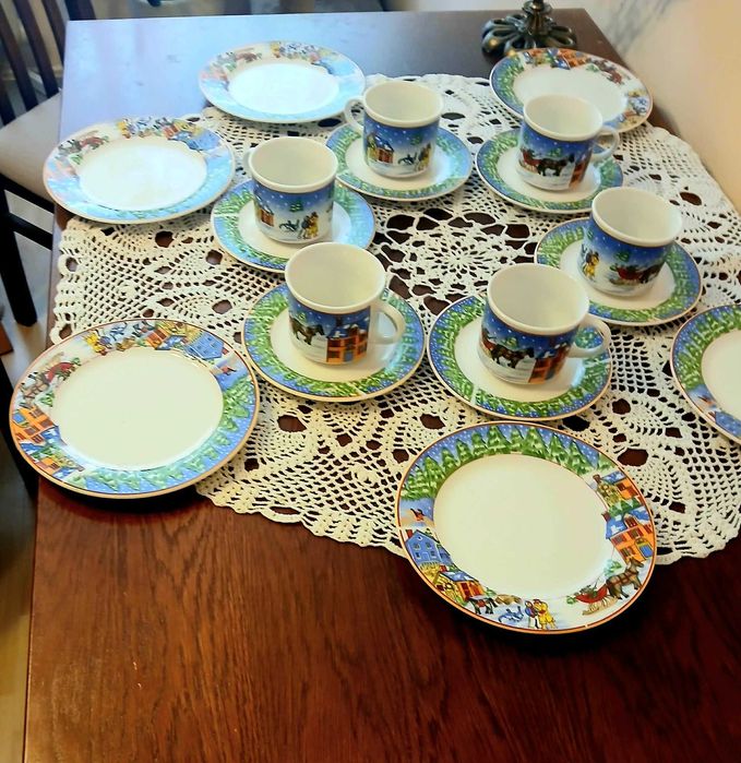 Serwis porcelanowy Stella Porzellan 18 elementów nowy