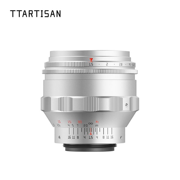TTArtisan 75mm F1.5 Swirly Bokeh Biotar Helios 40 M42 srebrny