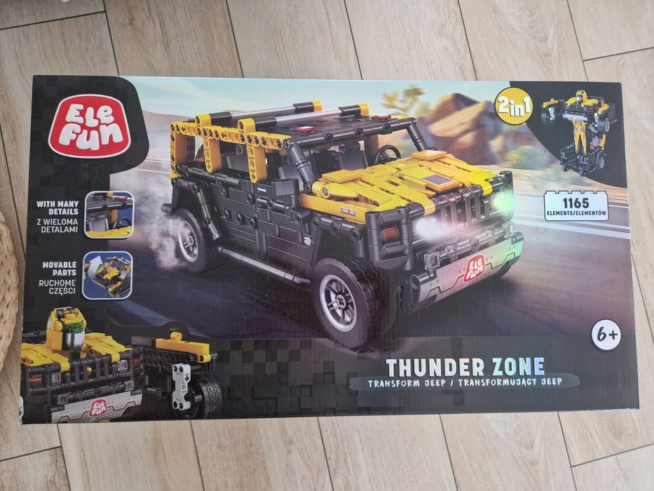 Klocki Ele Fun Thunder Zone Transformers 1165 elementów DUŻE