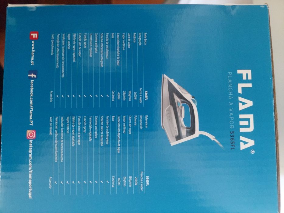 Ferro de Passar da Flama - NOVO