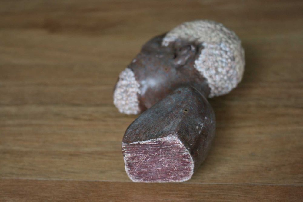 Arte africana – Escultura/busto em pedra-sabão - África do Sul