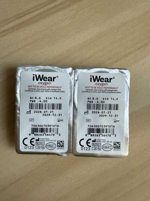 Soczewki kontaktowe Iwear Oxygen