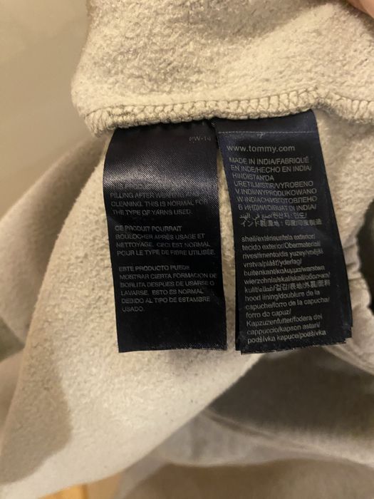 Szara bluza z kapturem Tommy Hilfiger L unisex
