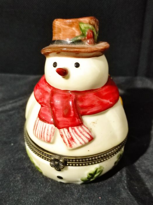 Caixa guarda jóias Boneco de Neve