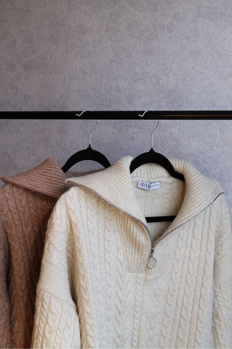 Светр теплий з замком