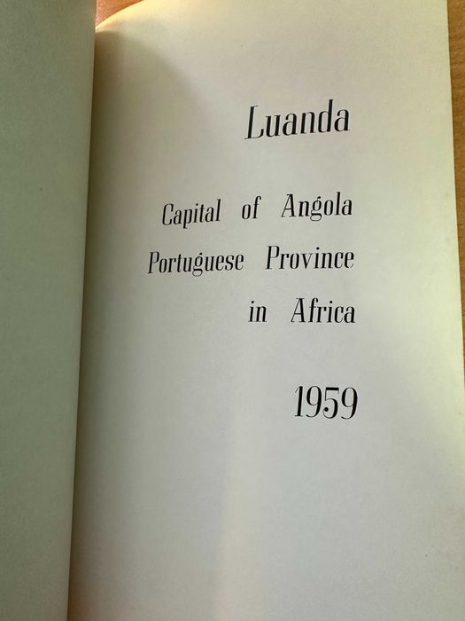 Luanda - ano de 1959 - edição trilíngue