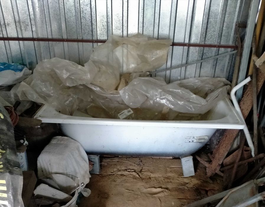 Wanna blaszana używana